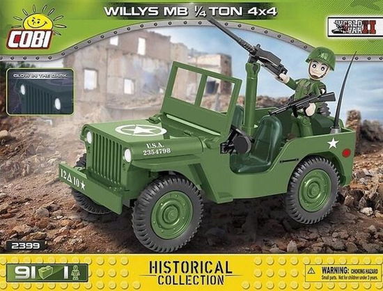 Cover for Cobi Toys · Cobi - World War Ii - Willys Mb 1/4-Ton 4X4 91 Pcs (Zabawki)