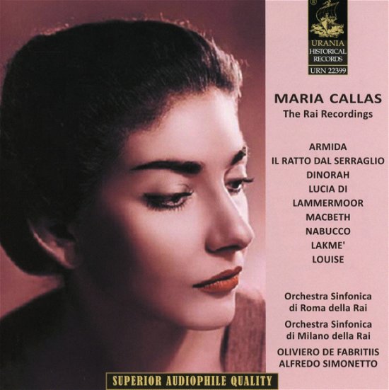 Cover for Callas / Simonetto · Callas (CD) (2009)