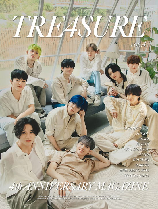 Treasure · Treasure 4th Anniversary Magazine (Book) (2024)