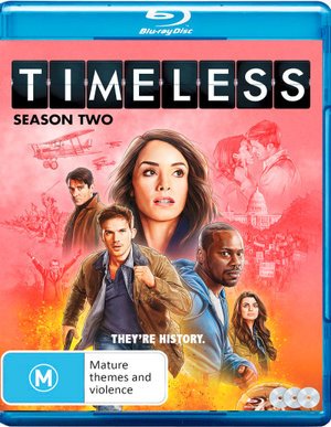 Cover for Timeless - Season 2 (Blu-ray) (2019)