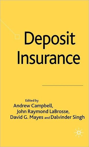 Cover for Andrew Campbell · Deposit Insurance (Hardcover Book) (2007)