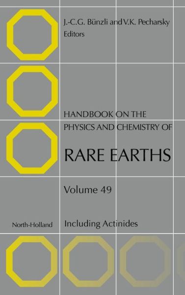 Cover for Jean Claude Bunzli · Handbook on the Physics and Chemistry of Rare Earths: Including Actinides - Handbook on the Physics &amp; Chemistry of Rare Earths (Hardcover Book) (2016)
