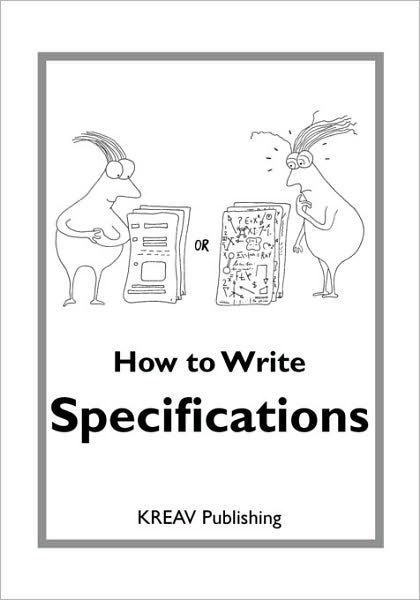 Cover for Kreav Publishing · How to Write Specifications (Paperback Book) (2009)