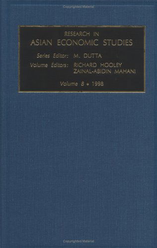 Cover for M. Ariff, M. Dutta, M.z. Abidin · Research in Asian Economic Studies - Research in Asian Economic Studies (Hardcover Book) (1998)
