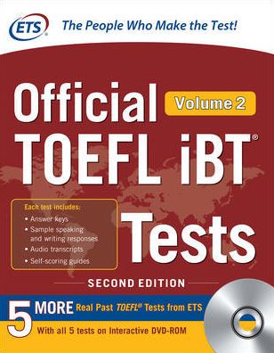 Cover for Educational Testing Service · Official TOEFL iBT Tests Volume 2, Second Edition (Book) (2018)