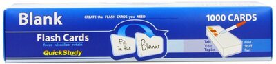 Blank Flash Cards - Inc. BarCharts - Books - Barcharts, Inc - 9781423241997 - February 25, 2020
