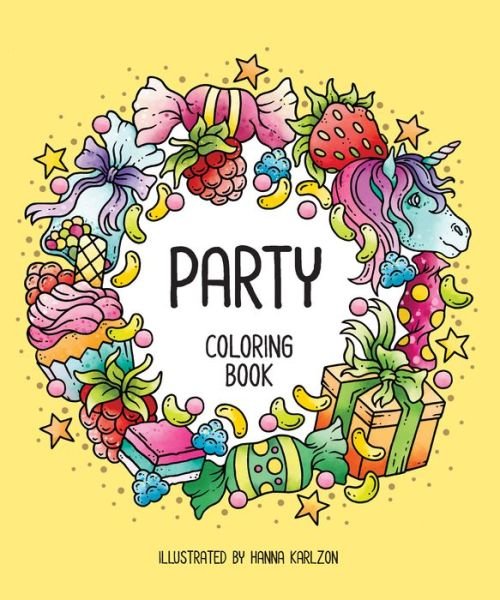 Cover for Hanna Karlzon · Party: Coloring Book (Paperback Book) (2023)