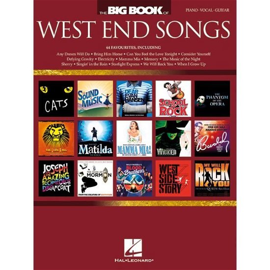 Cover for The Big Book Of West End Songs (Book) (2023)