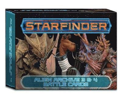 Cover for Paizo Staff · Starfinder Alien Archive 3 &amp; 4 Battle Cards (GAME) (2022)