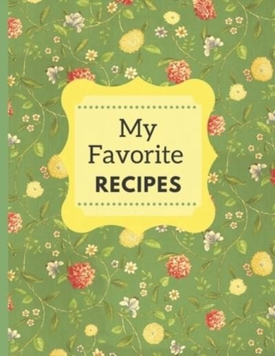 Cover for Deronia Journals · My Favorite Recipes (Paperback Book) (2019)