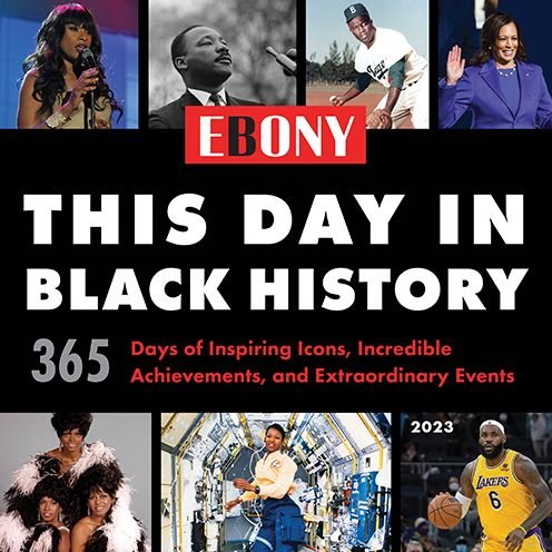 Cover for Sourcebooks · 2023 This Day in Black History Wall Calendar: 365 Days of Inspiring Icons, Incredible Achievements, and Extraordinary Events (Kalender) (2022)