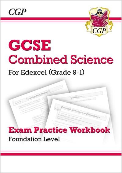 Cover for CGP Books · New GCSE Combined Science Edexcel Exam Practice Workbook - Foundation (answers sold separately) - CGP Edexcel GCSE Combined Science (Paperback Bog) (2022)