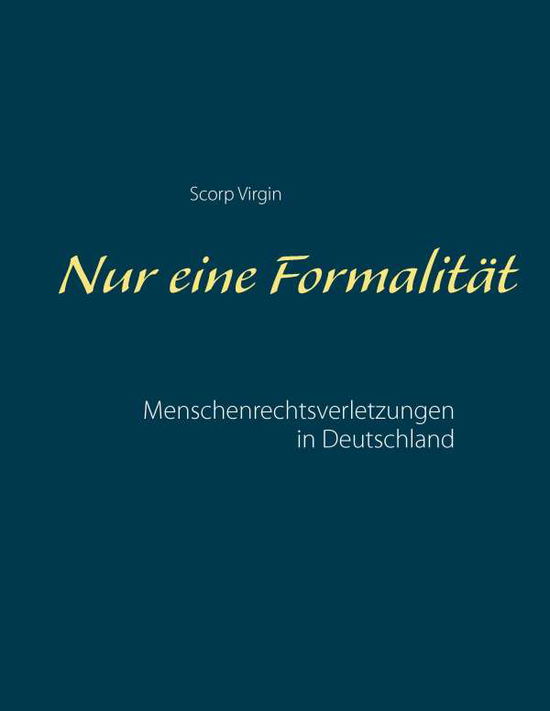 Cover for Virgin · Nur eine Formalität (Book)