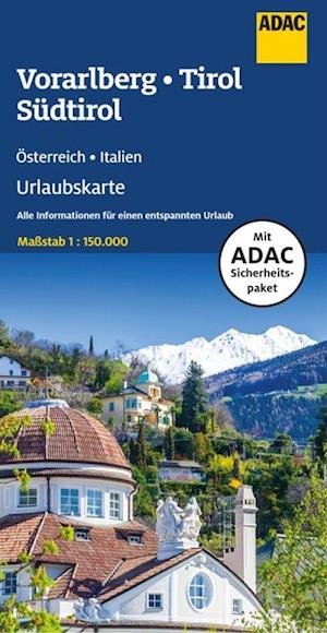 Cover for ADAC Verlag · Österreich Urlaubskarte blad 6: Vorarlberg Tirol Südtirol (Innbunden bok) (2023)