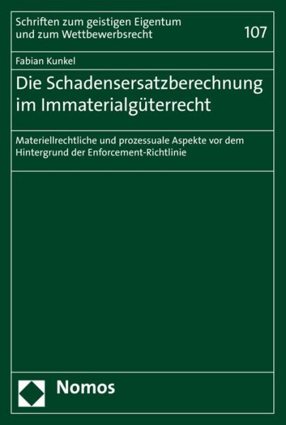 Cover for Kunkel · Die Schadensersatzberechnung im (Book) (2018)