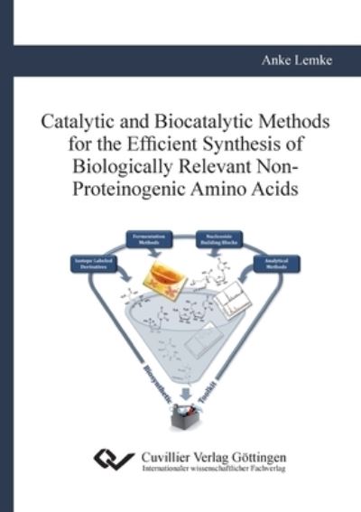 Cover for Anke Lemke · Catalytic and Biocatalytic Methods for the Efficient Synthesis of Biologically Relevant Non-Proteinogenic Amino Acids (Paperback Book) (2014)