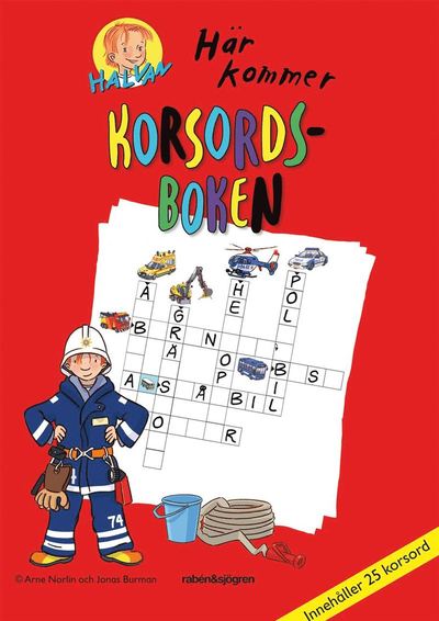 Cover for Arne Norlin · Här kommer korsordsboken : Halvan (Board book) (2011)