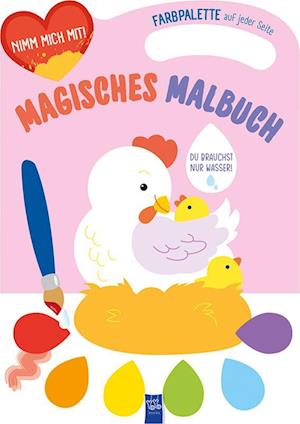 Magisches Malbuch · Cover Rosa (huhn) (Book)