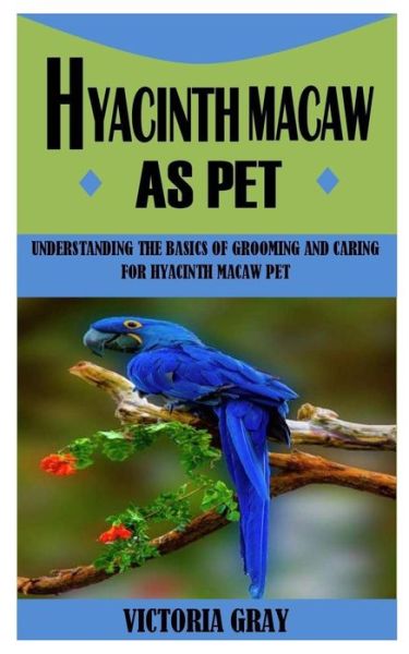 Cover for Victoria Gray · Hyacinth Macaw as Pet: Understanding The Basics Of Grooming And Caring For Hyacinth Macaw Pet (Paperback Book) (2021)