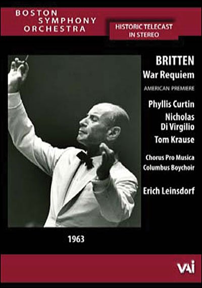 Britten: War Requiem - Curtin / Leinsdorf - Films - VAI - 0089948442998 - 1 december 2018