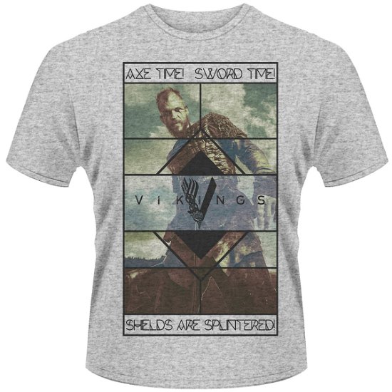 Cover for Vikings · Axe Time (T-shirt) [size XL] [Grey edition] (2015)