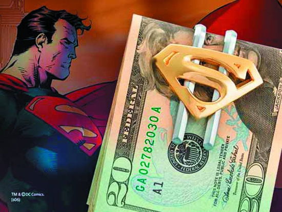 Shield Money Clip Gold Plated ( NN4389 ) - Superman Returns - Marchandise -  - 0812370010998 - 