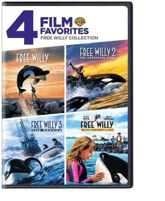 4 Film Favorites: Free Willy 1-4 Collection - 4 Film Favorites: Free Willy 1-4 Collection - Film - Warner Home Video - 0883929135998 - 7. september 2010