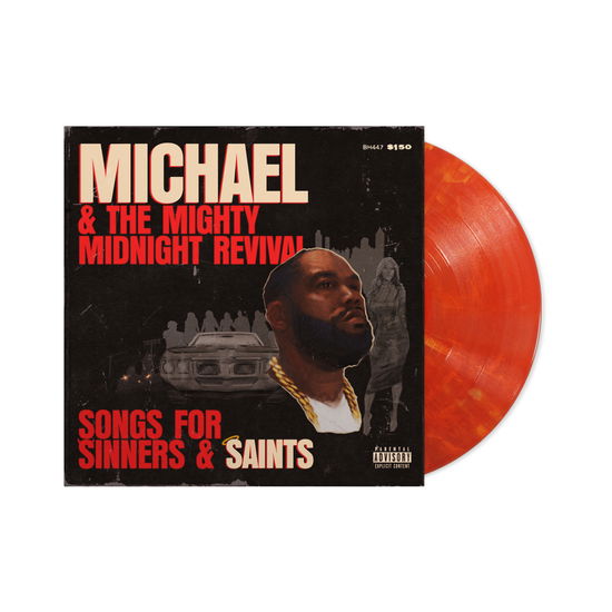 Cover for Killer Mike · Michael &amp; the Mighty Midnight Revival - Songs for Sinners and Saints (LP) [Indie Exclusive Translucent Red Ruby Vinyl edition] (2024)