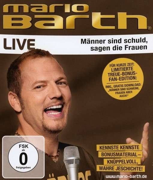 Männer Sind Schuld,sagen Die Frauen - Mario Barth - Elokuva - SME SPASSG - 0888837482998 - perjantai 25. lokakuuta 2013