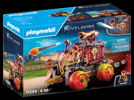 Cover for Playmobil · Playmobil Novelmore Burnham Raiders - Vuurgevechtwagen - 712 (Leketøy)