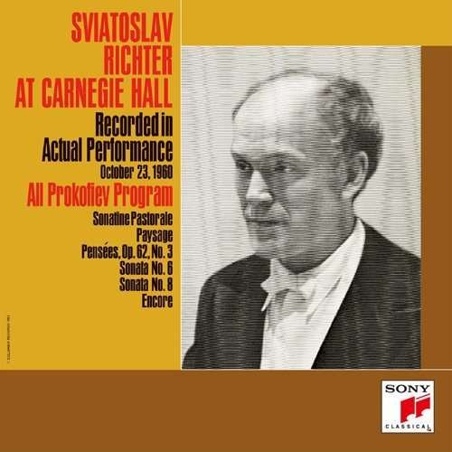 Cover for Sviatoslav Richter · At Carnegie Hall 1960 Volume 2 (CD) (2015)