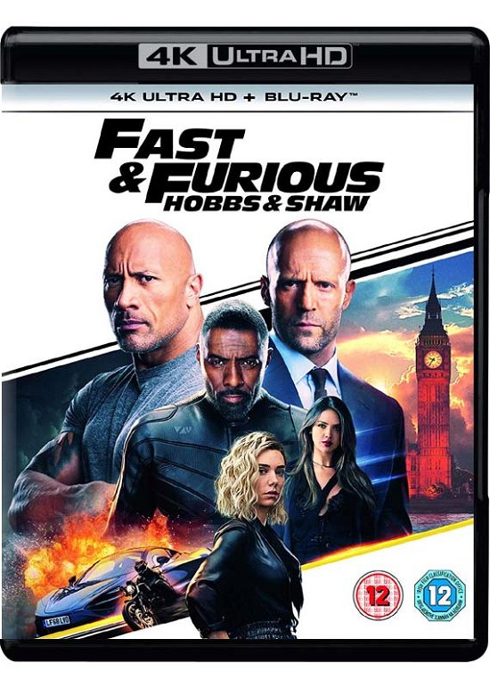 Cover for Fast and Furious - Hobbs and Shaw (4K Ultra HD) (2019)