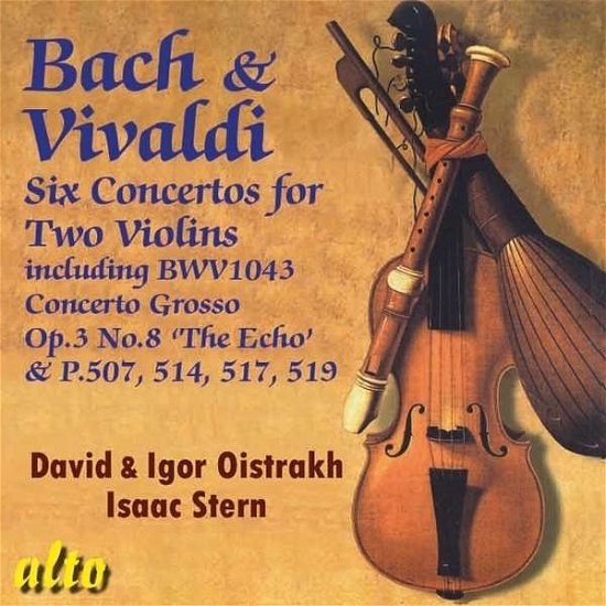 Cover for Igor &amp; David Oistrakh. Isaac Stern · J S Bach &amp; Vivaldi: Double Violin Concertos (CD) (2015)