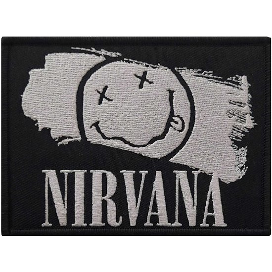 Cover for Nirvana · Nirvana Standard Woven Patch: Happy Face Paint (Patch)