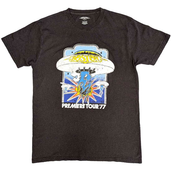 Cover for Boston · Boston Unisex T-Shirt: Premiere Tour (Black) (T-shirt) [size L] (2024)