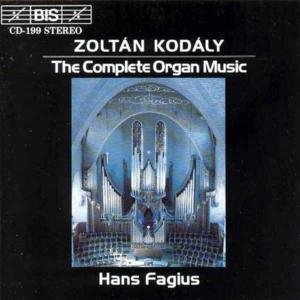 Cover for Kodaly / Fagius · Complete Organ Music (CD) (1994)