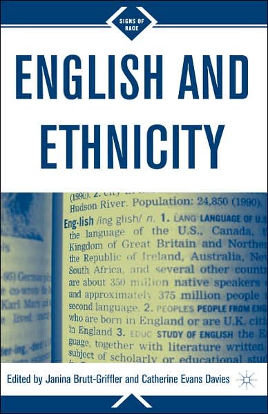 English and Ethnicity - Signs of Race - Glyn Ed. Davies - Libros - Palgrave USA - 9780312295998 - 9 de febrero de 2007