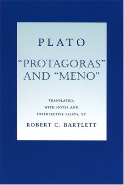 Cover for Plato · &quot;Protagoras&quot; and &quot;Meno&quot; - Agora Editions (Hardcover bog) (2004)