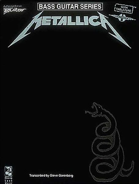 Metallica: (Black) for Bass (Play It Like It Is) - Metallica - Kirjat - Cherry Lane Music - 9780895246998 - 1992