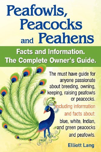 Cover for Elliott Lang · Peafowls, Peacocks and Peahens. Including Facts and Information About Blue, White, Indian and Green Peacocks. Breeding, Owning, Keeping and Raising Pe (Paperback Book) (2012)