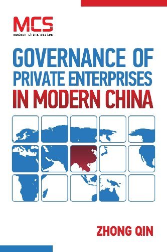 Cover for Zhong Qin · Governance of Private Enterprises in Modern China (Pocketbok) (2013)