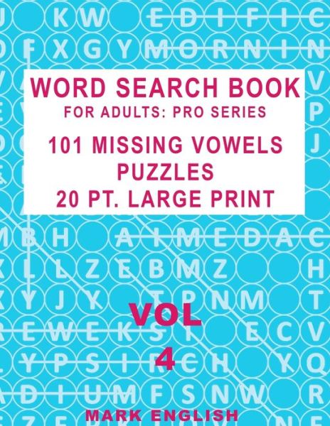 Cover for Mark English · Word Search Book For Adults (Paperback Book) (2019)