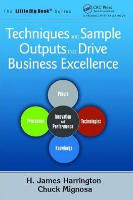 Cover for H. James Harrington · Techniques and Sample Outputs that Drive Business Excellence - The Little Big Book Series (Hardcover Book) (2017)