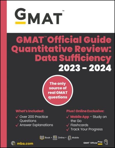 Cover for GMAC (Graduate Management Admission Council) · GMAT Official Guide Data Insights Review 2023-2024, Focus Edition: Includes Book + Online Question Bank + Digital Flashcards + Mobile App (Pocketbok) (2023)