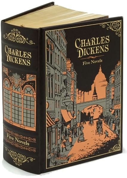 Cover for Charles Dickens · Charles Dickens (Barnes &amp; Noble Collectible Classics: Omnibus Edition): Five Novels - Barnes &amp; Noble Leatherbound Classic Collection (Læderbog) [Bonded Leather edition] (2010)