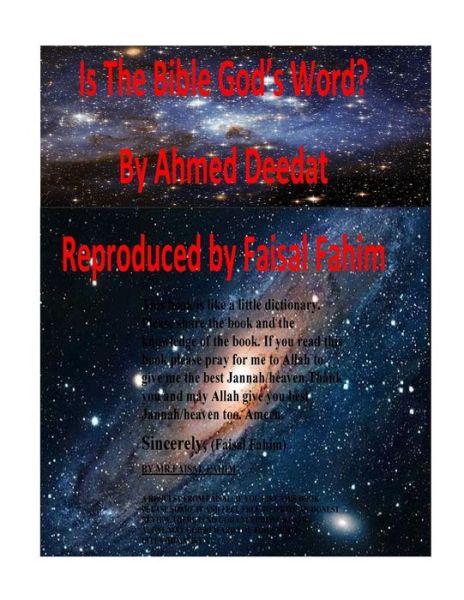 Cover for Ahmed Deedat · Is the Bible God's Word? (Paperback Book) (2015)