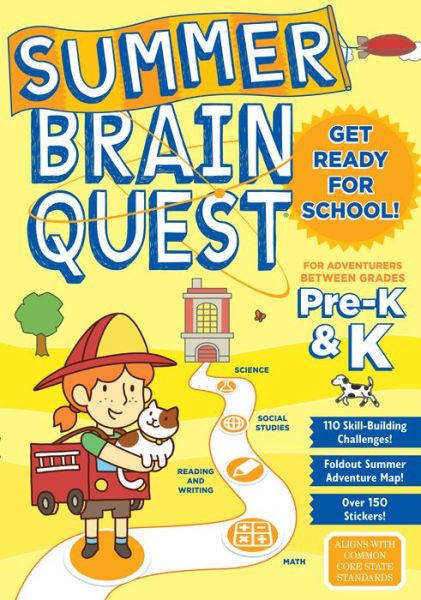 Cover for Bridget Heos · Summer Brain Quest: Between Grades Pre-K &amp; K (Pocketbok) (2018)