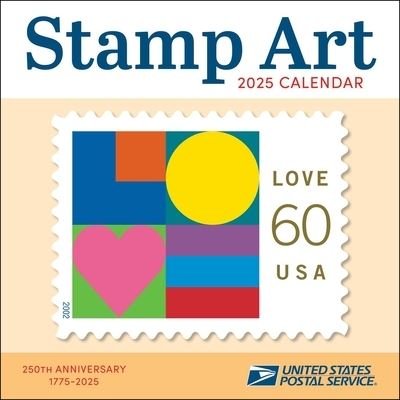 Cover for United States Postal Office · United States Postal Service Stamp Art 2025 Wall Calendar (Kalender) (2024)