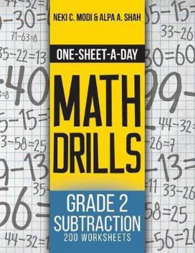 Cover for Neki C Modi · One-Sheet-A-Day Math Drills (Paperback Bog) (2017)