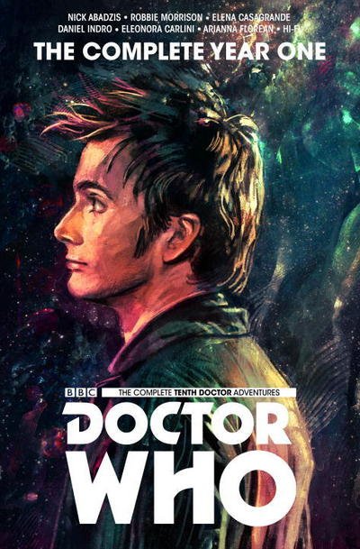 Cover for Nick Abadzis · Doctor Who: The Tenth Doctor Complete Year One (Gebundenes Buch) (2017)